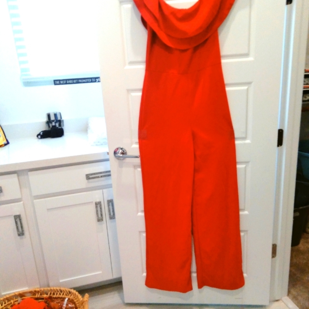 Red Pant Jumpsuit